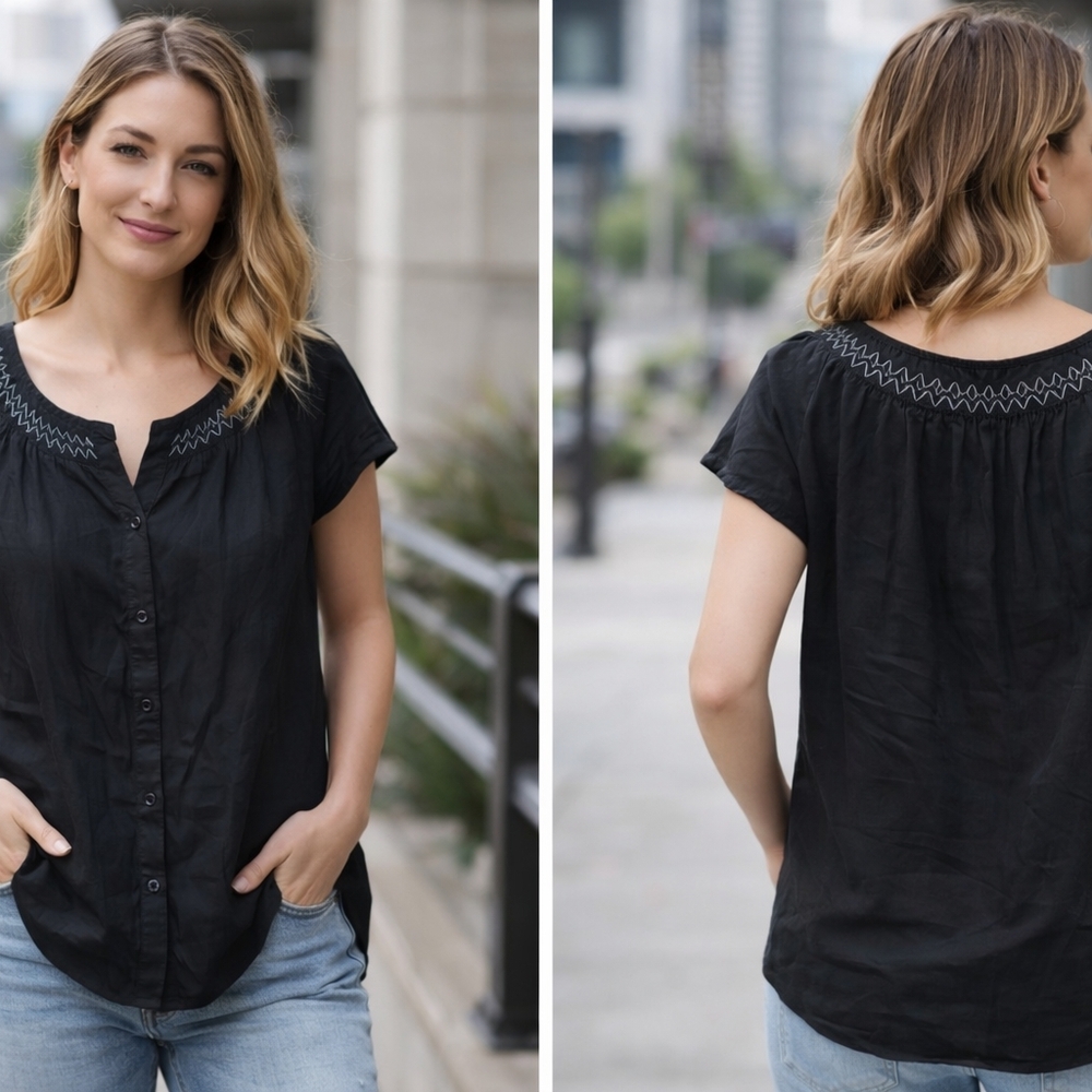 Faded Glory Size M (8/10) Rayon Top